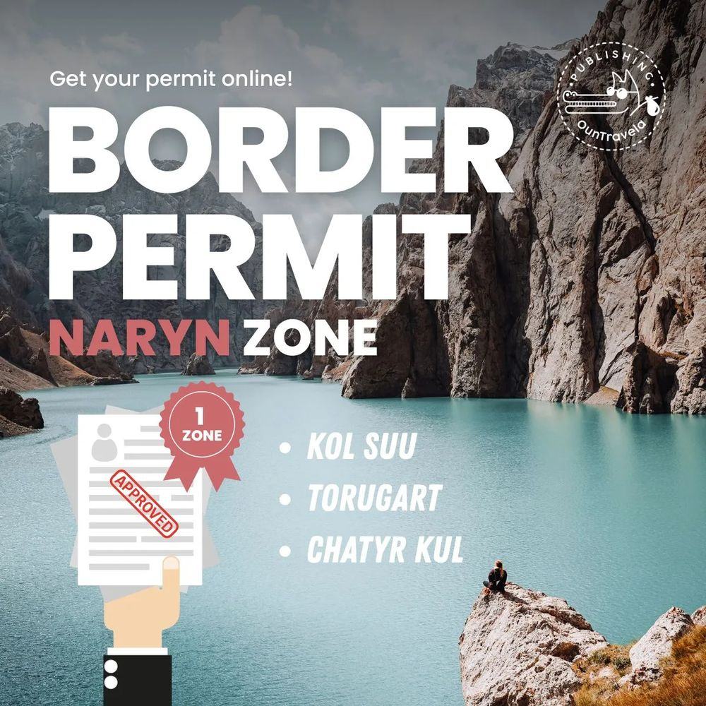 1-zone border permit for Kel-Suu lake in the Naryn region